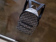 （閒置未使用）Dior Oblique Rider Backpack 老花 帆布 後背包 小號