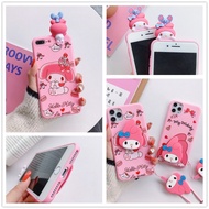 Soft Case Silikon Motif Kartun My Melody Pink Untuk Oppo A15 A15S A16