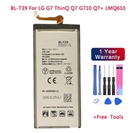 BL-T39 Baery 3000mAh For LG G7 G7  G7ThinQ LM G710 ThinQ G710 Q7  LMQ610 BL T39 Mobile one Bateria   Free tool