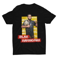 Islam Makhachev UFC printed T-shirt, very good quality, cheap price, HOT selling model.