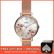 [ORIGINAL] [F BRAND] ES4534 Jacqueline Rose Gold Stainless Women Ladies Watch Watches Jam Tangan Wan