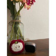 Handmade Crochet Apple Earpods Case Cover ｜Handmade gift｜ protective case cover  钩织苹果耳机壳套