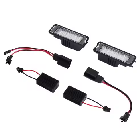 For VW Golf MK4 MK5 MK6 Passat CC EOS Polo Scirocco LED Number License Plate Light-A09E