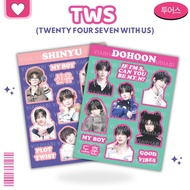 SHINYU DOHOON YOUNGJAE KYUNGMIN HANJIN JIHOON COLORFUL VERSION STICKER/ KPOP UNCUT STICKER