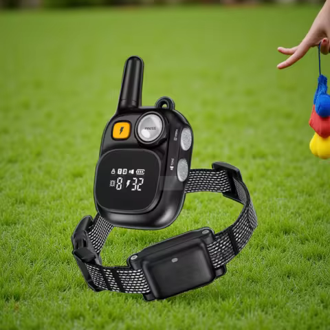 Dog Shock Collar for Small Dogs, IPX7 Waterproof Dog Collar with Remote for Small Medium Large Dogs 