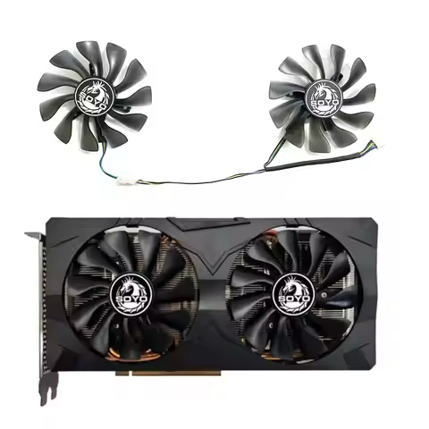 New graphics card fan 85MM 4PIN RX5700 XT GPU fan for SOYO Radeon RX 5700XT 8GB graphics card fan re