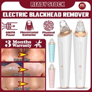 Electric Blackhead Removal With 3 Level Suction 4 Care Heads Pore Cleaner Machine Acne Remover Black