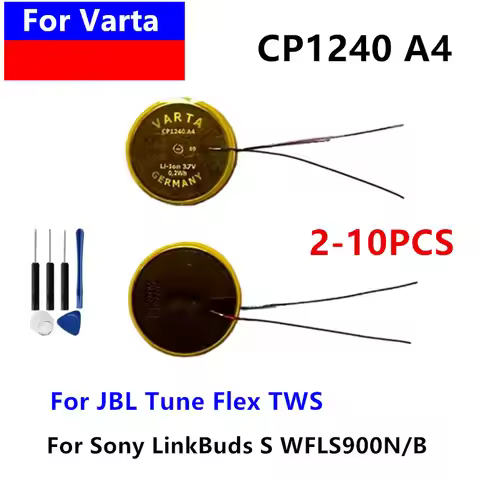 New CP1240 A4 1240 3.7V 54mAh Earbuds Battery for JBL Tune Flex For Sony LinkBuds S WF-LS900N/B WF L