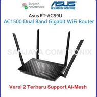 Asus Rt-ac59u Dual Band Gigabit Wireless Router Ac1500 Original