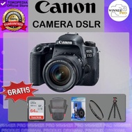 New // Kamera Canon Eos 77D Kit 18-55 Stm / Canon Eos 77D 100%