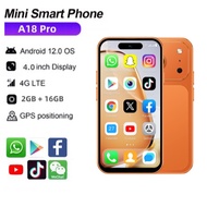 2026 New ONEMYTH A18 Pro 4G LTE Mini Smartphone Android 12.0 System 2GB+16GB Face Unlock GPS GPS Wif