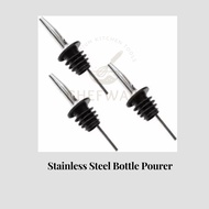 Stainless Steel Bottle Pourer Whisky Liquor Wine Oil Bottle Pourer Stopper Pour Spout Dispenser