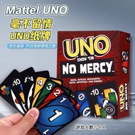 uno card uno card Genuine UNO UNO Solitaire Uno UNO No Mercy Plastic Sealed Waterproof Game Card Uno