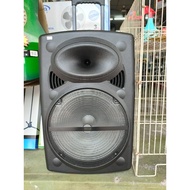 15 INCH PORTABLE SPEAKER WITH 2 PCS HANDHELD WIRELESS MICROPHONE