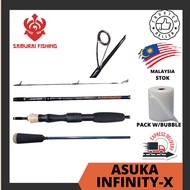 SAMURAI - ASUKA Infinity-X Fishing Rod 6'0 / 6'3 Feet Xtra Light, Medium Light, Light Action Spinnin