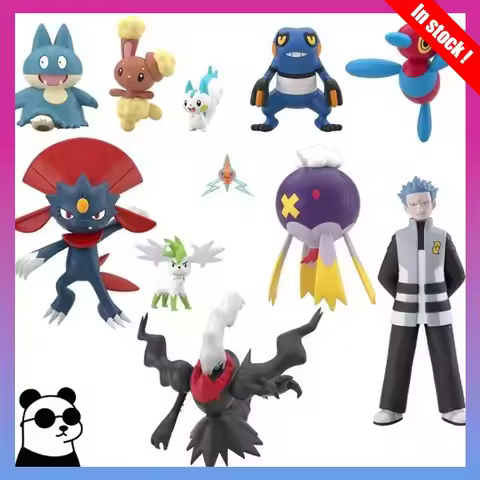 Pre Sale Bandai Original Scale World POKEMON Sinnoh Darkrai Cyrus Gonbe Buneary Croagunk Rotom Weavi