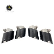 Brand New M3 G80 M4 G82 Exhaust Tips Stainless Steel for 2024 BMW G80 G82 Carbon Fiber Muffler Exhau