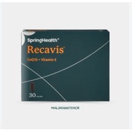 SPRING HEALTH RECAVIS COQ10 + VITAMIN E VEGICAPS 30S