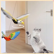 Cat Bird Toys Electric Hanging Flying Eagle Flying Bird with Fishing Rod Hanging Line Flying Eagle T