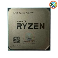 Used AMD Ryzen 7 1700X R7 1700X 3.4 GHz Eight-Core CPU Processor YD170XBCM88AE Socket AM4