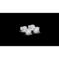 JDF 4 Prongs Lab Diamond Stud Earrings in 18K Gold