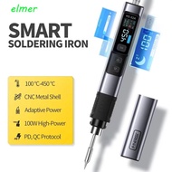 ELMER Smart Digital Soldering Pen, HS-02A Precision Temperature Control Portable Soldering Iron Kit,