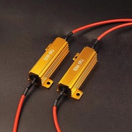 2PCS 6ohm 50W Load Resistor Canbus Anti-Flashing Decoder For Daytime Running Light LED bulb Reverse 