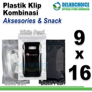 PLASTIC CLIP ZIPLOCK BAG 9x16cm DELKOCHOICE SOUVENIR ACCESSORIES PACKAGING