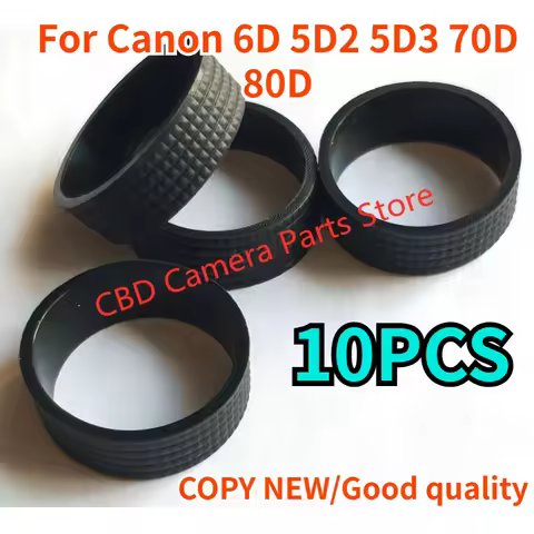 (10 pcs) For Canon 6D 5D2 5D3 70D 80D Mode Dial Button Round Rubber Ring 5DII 5DIII 5DM2 5DM3 5D II 