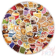 100Pcs/Set ❉ Delicious Food Q-1 Dessert Bread Mini Stickers ❉ Waterproof DIY Fashion Doodle Decals S