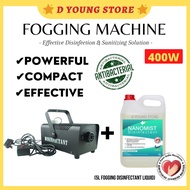 D Young Mesin Fogging Disinfectant Spray Machine 400 W + Disinfectant Fogging Liquid 5L  Kill 99.9% 