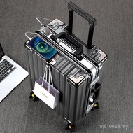 Beg Bagasi 24 Inci Baharu Wanita, Kunci Kata Laluan Teguh, Roda Universal, Beg Perjalanan Senyap 20 