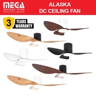 ALASKA ASPEN | EASPEN 38/42/50-INCH DC CEILING FAN WITH REMOTE & OPTIONAL DIM LIGHT