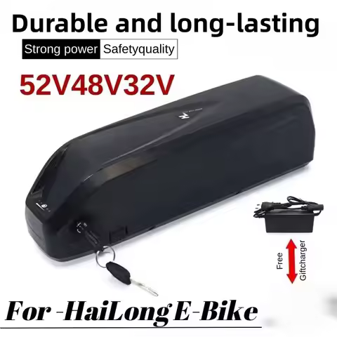 for Hailong 48V 36V 52V 20Ah 30Ah forBafang BBS02 BBS03 BBSHD Hailong Battery 36V Hailong 48V Longer