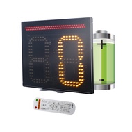 Basketball Shot Clock & LED Light,Remote Control,Support Battery Operated and Plug-in The Power 12/2