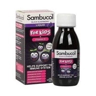 英國Sambucol兒童黑接骨木糖漿1-12歲120ml
