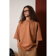 ASAL LELAKI : LEOS OVERSIZED T-SHIRT (STRETCH) DALAM WARNA AUBURN