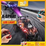 READY STOCK 🔥2.4GHz Mist Spray Effect Rechargeable Remote Car X-SPRAY CLIMBING CAR 4WD car control