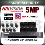 HIKVISION HIK 16CH SET WITH CAMERA 5MP / 1080P 2MP CCTV 16-CHANNEL 7216HUHI 8MP DIGITAL VIDEO RECODE