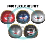 MHR TURTLE HELMET MHR HALF HELMET MHR SUKU SEPARUH TOPI KELEDAR MHR SEPARUH HELMET MHR HELMET MHR TOPI KELEDAR NON SIRIM