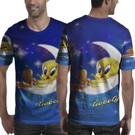 Tweety Tshirt Fullprint Polyester Jersey Material | Size SML XL XXL 3XL | PO 3 Days