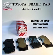 GENUINE TOYOTA ORI (04465-60320 / 04465-YZZE1) FRONT BRAKE PAD SET FOR LEXUS GX460 GX470 TOYOTA 4RUN