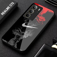 HP REALME C75 glass Softcase - Casing Latest Realme C75hp [M223] Realme Casing - Cool Aesthetic Moti