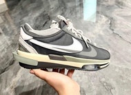 👟「Brand New」Sacai x Nike Cortez 灰白男女同款跑步鞋