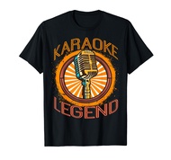 Karaoke Music Gifts | Sing Music Bar Singer Karaoke Legend T-Shirt