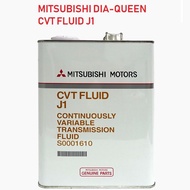 S0001610 MITSUBISHI ATF DIA-QUEEN CVT J1 Oil , CVT FLUID ( 4L ) , Mitsubishi LANCER CY4A , Proton IN