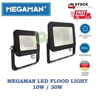 Megaman 10W/30W (6500K-DAYLIGHT) LED Flood Light / Spotlight IP65 BK Ideal Facade Large Open Space I