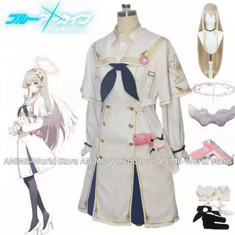 Game Blue Archive Kirihuji Nagisa Cosplay Costume Women Cute Party Dress Halloween Uniform Clothing 