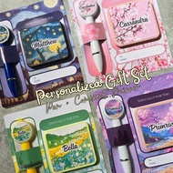 Personalized Pen and Compact Mirror Bundle Gift Set