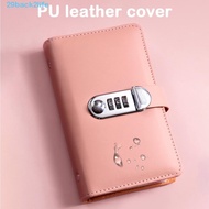 BACK2LIFE Saving Money Binder, 50Sheets PU Leather Budget Binder with Lock, Special Gift Portable Re